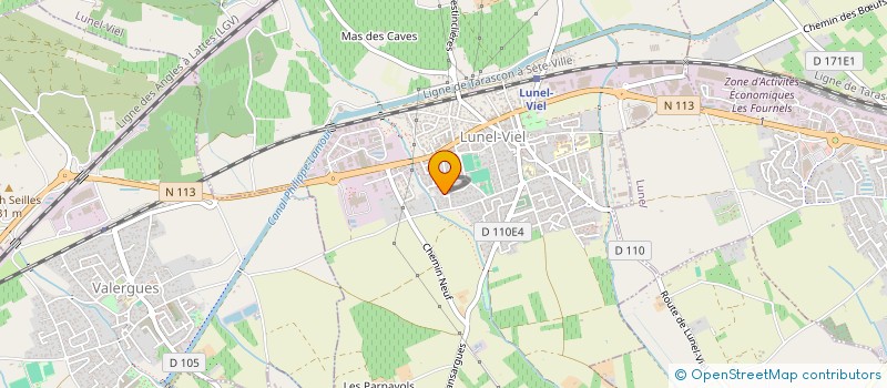 localisation de l'entreprise EDITION I.C.I.COM  LUNEL-VIEL