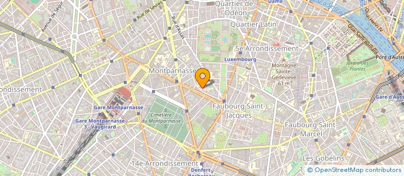 localisation de l'entreprise EDITION LE VERRIER  PARIS