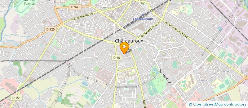 localisation de l'entreprise EDITION PRODUCTION MARKETING à CHATEAUROUX