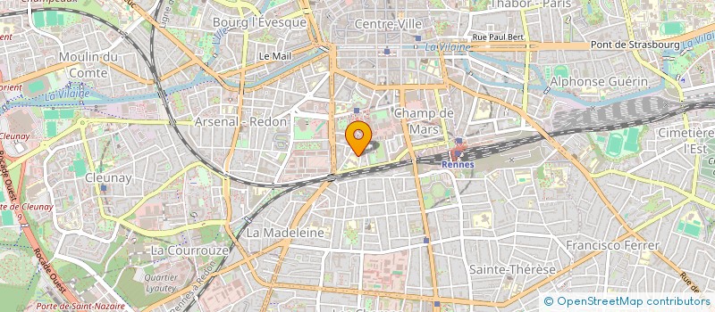 localisation de l'entreprise EDITION & PROMOTION INTERNATIONALE à RENNES