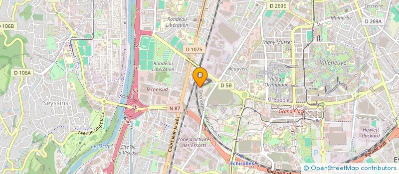 localisation de l'entreprise EDITION TOTY DEP RECHERCHE ETUDE CONSEIL  GRENOBLE