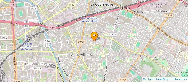 localisation de l'entreprise EDITION TRADITIONNELLE VILLAIN BELHOMME à AUBERVILLIERS