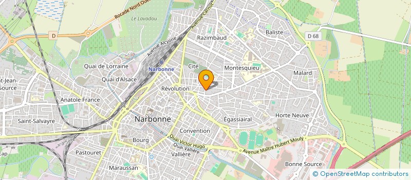 localisation de l'entreprise EDITIONS 19 à NARBONNE
