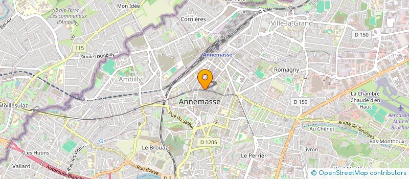 localisation de l'entreprise EDITIONS 3 à ANNEMASSE