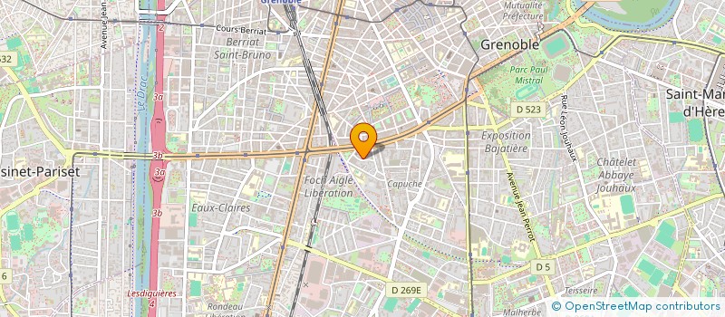 localisation de l'entreprise EDITIONS 30-40 à GRENOBLE