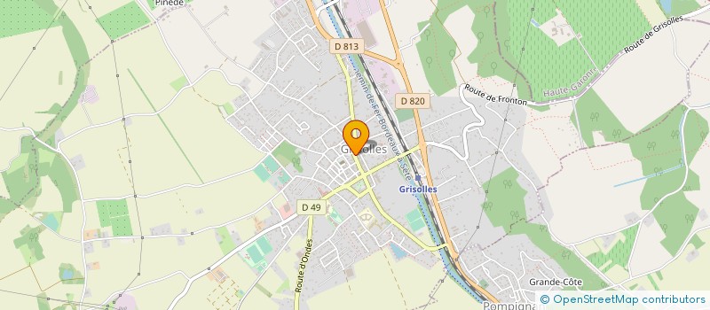 localisation de l'entreprise EDITIONS 36 BIS  GRISOLLES