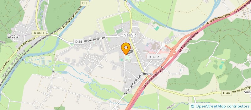 localisation de l'entreprise EDITIONS 8,5 HB  NEUVIC