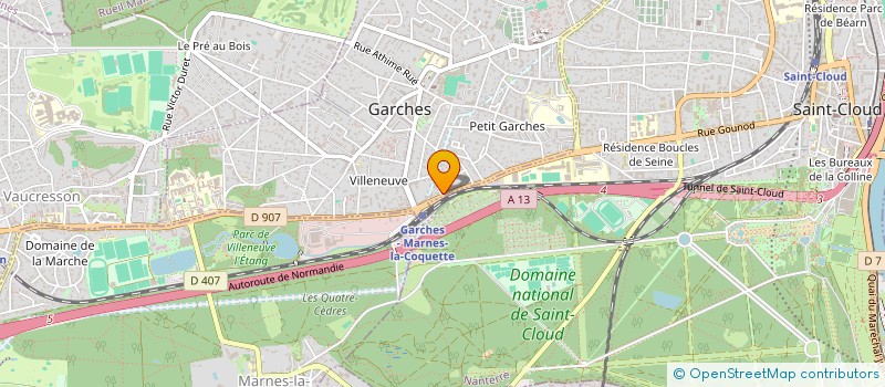 localisation de l'entreprise EDITIONS A PROPOS à GARCHES