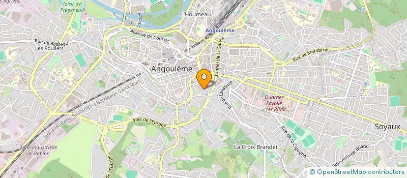 localisation de l'entreprise EDITIONS ABEILLE ET CASTOR à ANGOULEME