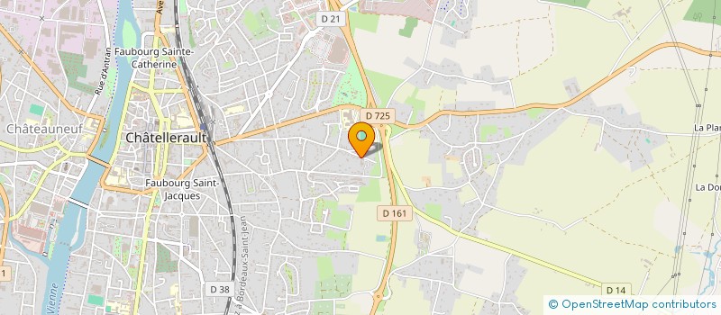 localisation de l'entreprise EDITIONS ADVERSE  CHATELLERAULT