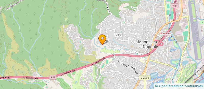 localisation de l'entreprise EDITIONS AILESAERO  MANDELIEU-LA-NAPOULE