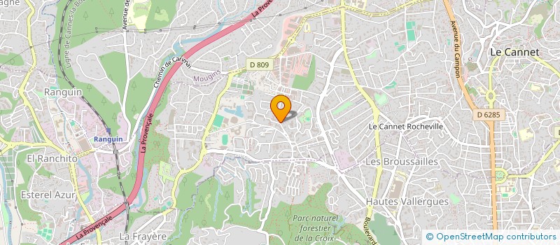 localisation de l'entreprise EDITIONS AIO à LE CANNET