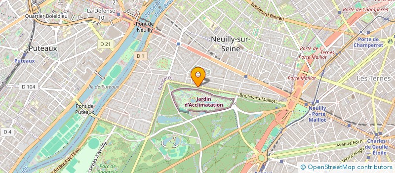 localisation de l'entreprise EDITIONS AL MAUAR à NEUILLY-SUR-SEINE