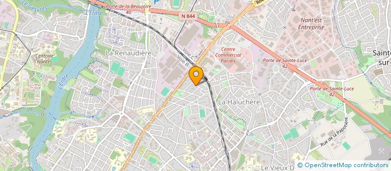 localisation de l'entreprise EDITIONS ALDEIA à NANTES