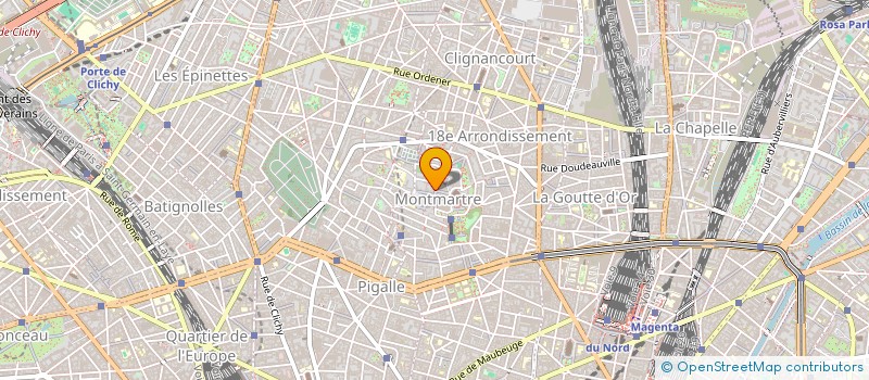 localisation de l'entreprise EDITIONS ANDRE ROUSSARD  PARIS