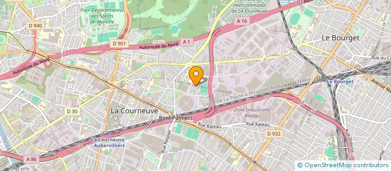 localisation de l'entreprise EDITIONS APPARAITRE  LA COURNEUVE