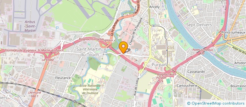 localisation de l'entreprise EDITIONS ARCOM  TOULOUSE