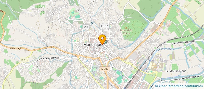 localisation de l'entreprise EDITIONS ARTIS à MANOSQUE