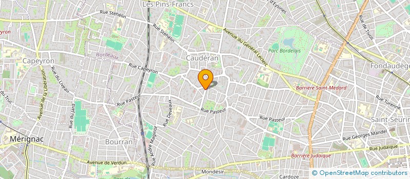 localisation de l'entreprise EDITIONS ASSOCIATIVES ET POPULAIRES ESPIAUT à BORDEAUX