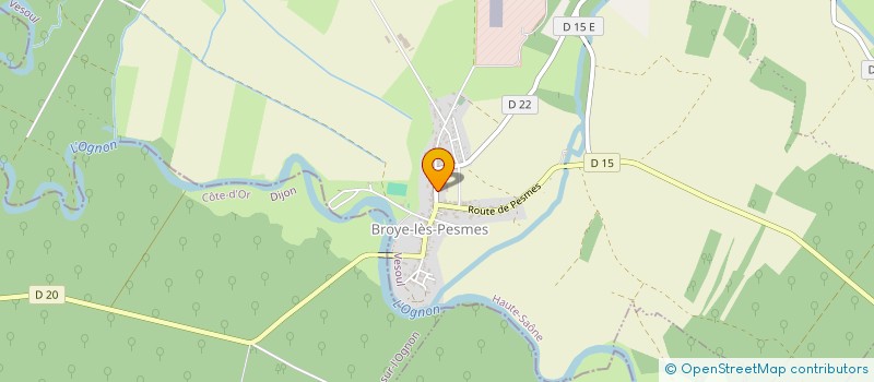 localisation de l'entreprise EDITIONS ASYNCHRONE  BROYE-AUBIGNEY-MONTSEUGNY