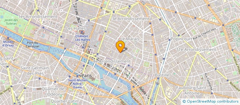 localisation de l'entreprise EDITIONS ATTIQUE  PARIS