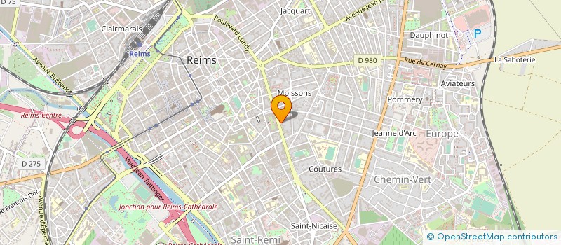 localisation de l'entreprise EDITIONS AUDIO-VISUELLES à REIMS