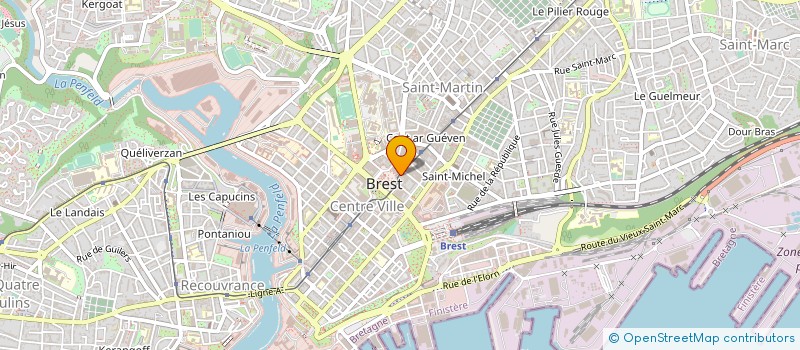localisation de l'entreprise EDITIONS AUTONOMES à BREST