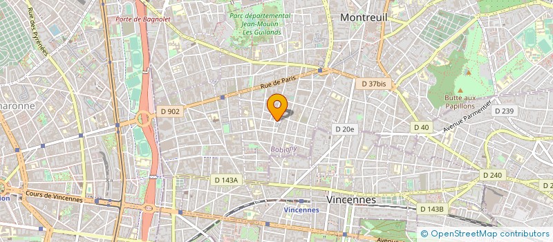 localisation de l'entreprise EDITIONS B42 SARL à MONTREUIL