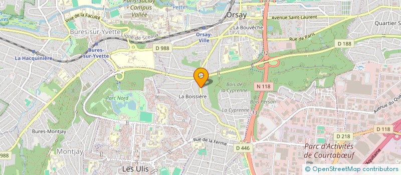 localisation de l'entreprise EDITIONS BARIBAL  ORSAY