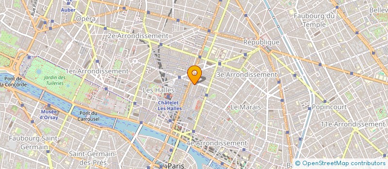 localisation de l'entreprise EDITIONS BATTEMENTS PAR MINUTE  PARIS