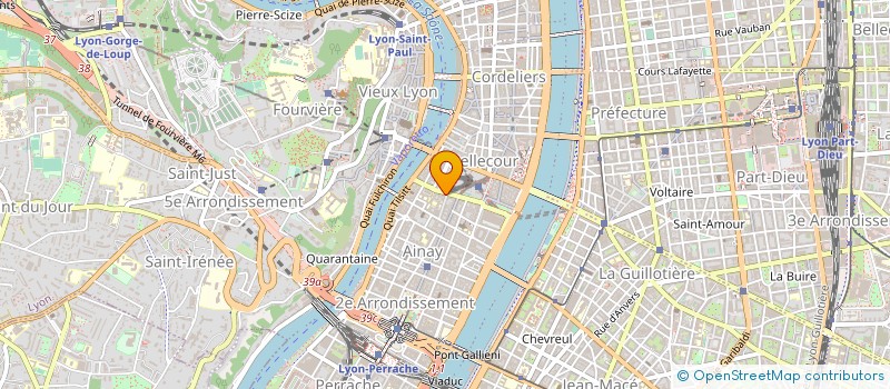 localisation de l'entreprise EDITIONS BAUDELAIRE  LYON