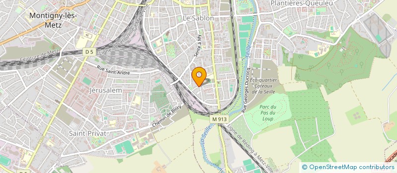 localisation de l'entreprise EDITIONS BELLE FEE à METZ
