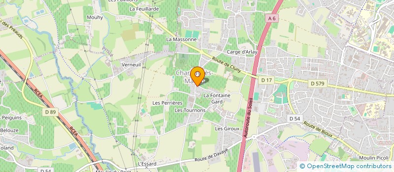localisation de l'entreprise EDITIONS BERNARD SALVAT à CHARNAY-LES-MACON