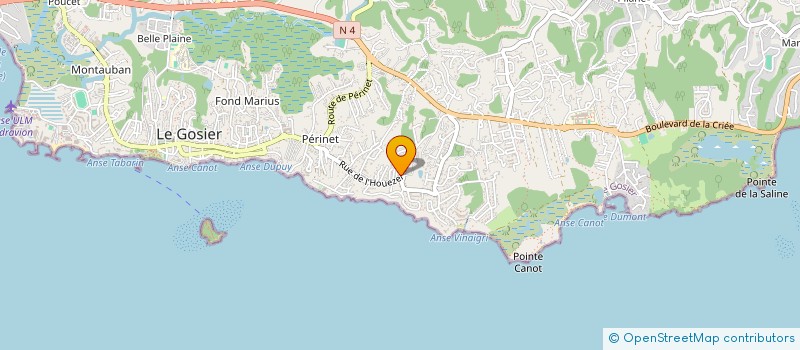 localisation de l'entreprise EDITIONS BETHLEEM  LE GOSIER