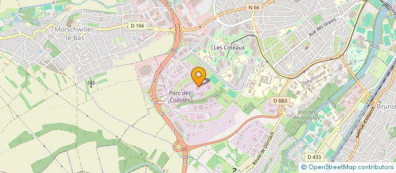 localisation de l'entreprise EDITIONS BRAUN à MULHOUSE