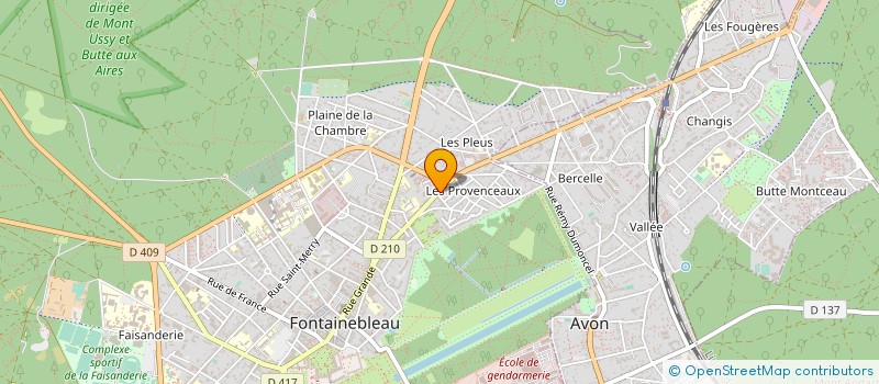 localisation de l'entreprise EDITIONS BRIAND à FONTAINEBLEAU