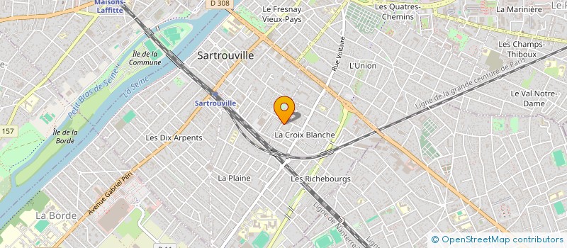 localisation de l'entreprise EDITIONS BRUMES DE MARS  SARTROUVILLE