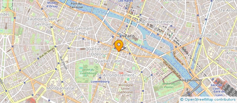 localisation de l'entreprise EDITIONS BUSSIERE à PARIS