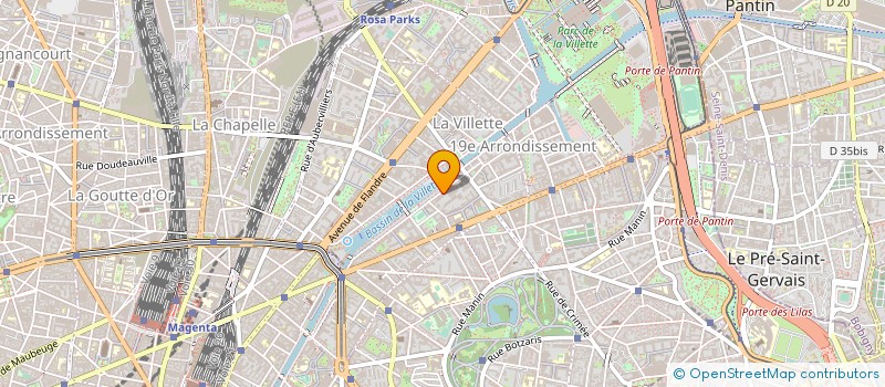 localisation de l'entreprise EDITIONS C R G à PARIS