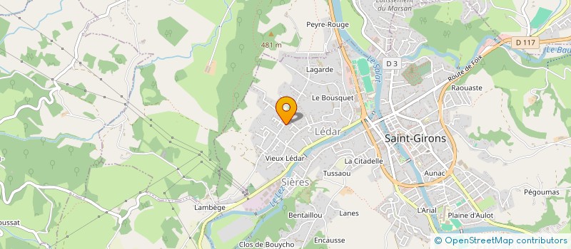 localisation de l'entreprise EDITIONS CAMELINES à SAINT-GIRONS