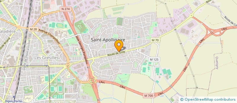 localisation de l'entreprise EDITIONS CAPELSA  SAINT-APOLLINAIRE