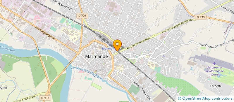 localisation de l'entreprise EDITIONS CEI à MARMANDE