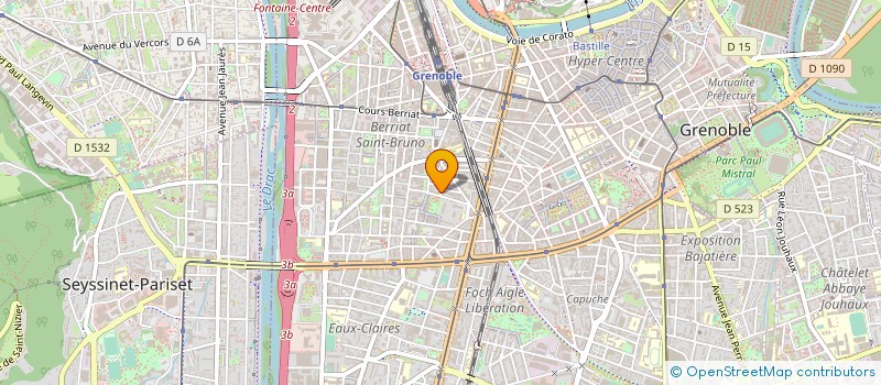localisation de l'entreprise EDITIONS CENT PAGES  GRENOBLE