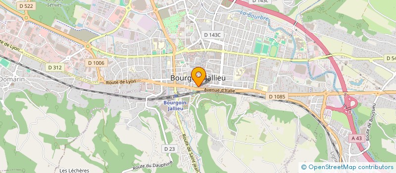 localisation de l'entreprise EDITIONS CERISES D'HIVER  BOURGOIN-JALLIEU