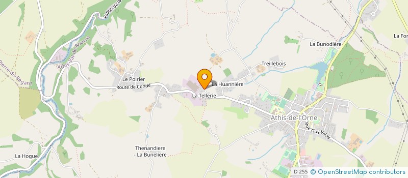 localisation de l'entreprise EDITIONS CHARLES CORLET à ATHIS-VAL DE ROUVRE