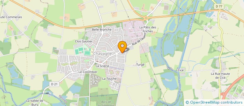 localisation de l'entreprise EDITIONS CHEMIN D IMAGES  CHAVAGNE