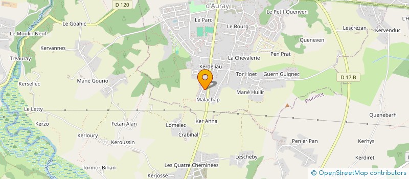 localisation de l'entreprise EDITIONS CHEMIN FAISANT  SAINTE ANNE D'AURAY