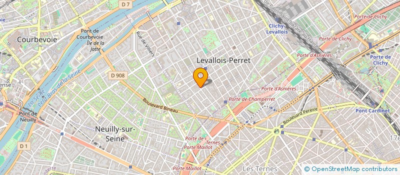 localisation de l'entreprise EDITIONS CHRETIENNES à LEVALLOIS-PERRET