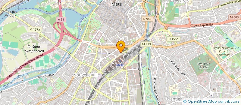 localisation de l'entreprise EDITIONS CINEMA ET LOISIRS à METZ