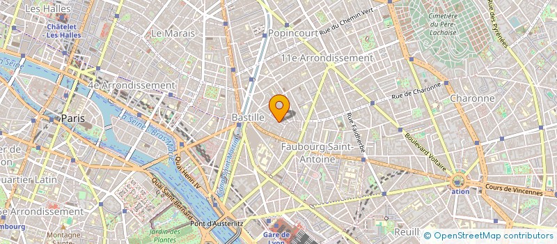 localisation de l'entreprise EDITIONS CLAIRANCE  PARIS